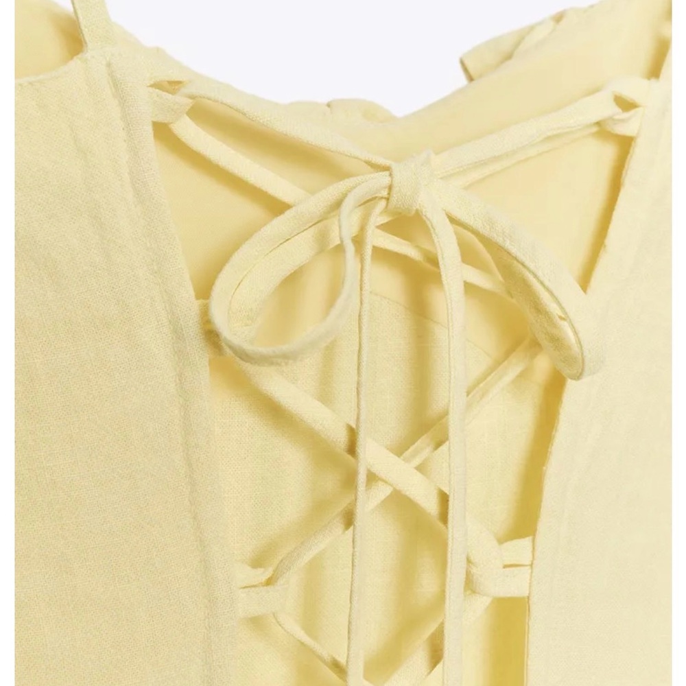 RAMIE MIDI DRESS WITH RUFFLE - Picture 9 of 9